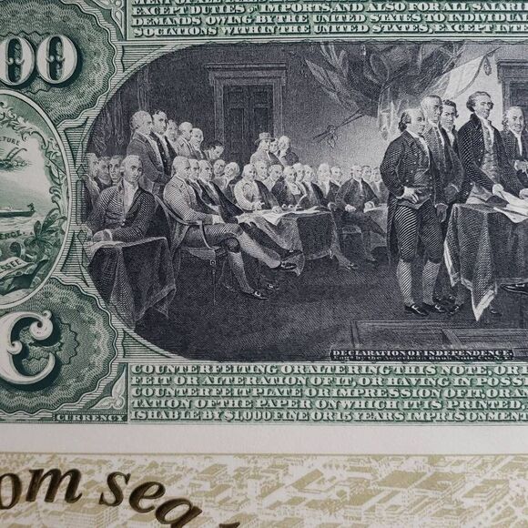 1998 From Sea to Shining Sea Paper Money Sheet - Picture 11 of 14